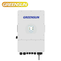 Kit solaire complet hors réseau 8 kW 10 kW 12 kW monophasé 230 V, système solaire hybride avec batterie 16 kW 16 kWh