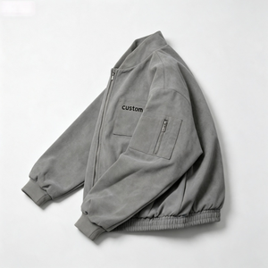 Veste d'hiver pour homme avec logo personnalisé, col montant tendance, coupe décontractée, grandes tailles - Product Image 6
