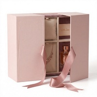 Boîte cadeau personnalisée à double porte avec nœud papillon pour rouge à lèvres, parfum, bijoux, vente en gros, acheteurs OEM