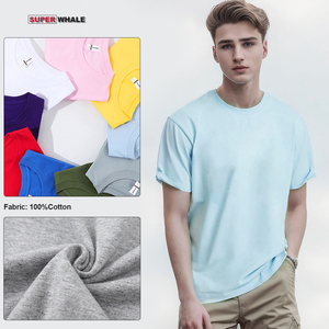 Chất Lượng Cao 180gsm Người Đàn Ông Của Giản Dị T-Shirt Tùy Chỉnh Cotton T-Shirt - Product Image 3