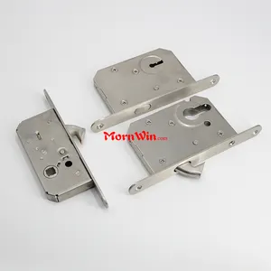 Keamanan Stainless Steel 50 Mm Hook untuk Pintu Geser Silinder 35 Mm Kait Baut Kunci Pintu Kamar Mandi Pintu Mortise kunci