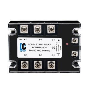 Relais de démarrage triphasé 3-32VDC vers 24-480V, SSR 40A-120A 150A 200A, régulateur de tension 480V, relais à semi-conducteurs DC vers AC - Product Image 1
