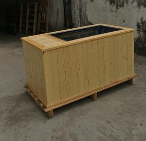 Koi tanque de peixes, aquário koi lago frp fibra de vidro com janela de visão e sala de filtro lateral - Product Image 3