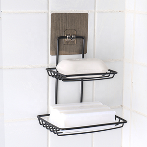Piatti autoadesivi personalizzati senza perforazione custodia in spugna mensola per <span class=keywords><strong>lavello</strong></span> da cucina BathroomToilet portasapone portasapone - Product Image 4