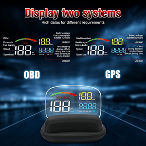Good Sense <span class=keywords><strong>HUD</strong></span> C800 OBD2 汽车平视显示器 新款车窗投影仪镜子 GPS <span class=keywords><strong>HUD</strong></span> 汽车测试电脑 汽车仪表 - Product Image 4