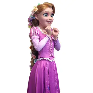 Movie Cartoon Character Life Size Sculpture Fairy Tale Princess Silicone Figurine Statue Ornament Figure For Home Decoration