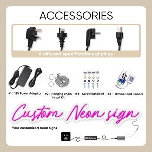 Tùy Chỉnh <span class=keywords><strong>Led</strong></span> Flex Ánh Sáng Acrylic Tường Trang Trí Nội Thất Cho Thanh Cắt Tóc Cửa Hàng Nhà Hàng Cá Nhân Neon Dấu Hiệu Tùy Chỉnh Hiển Thị Biểu Tượng Kinh Doanh Dấu Hiệu - Product Image 6