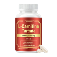 Complément Alimentaire Végétarien en Capsules de L-Carnitine Tartrate 2000mg NAD+ à Marque Blanche pour le Métabolisme Quotidien et la Vitalité Cellulaire Cardiovasculaire