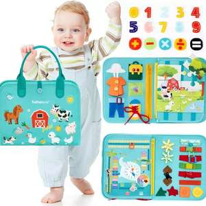 Тематическая доска для 2025 фермы из полиэфирного волокна, игрушка для раннего обучения детей Монтессори, улучшающая возможности рук - Product Image 6