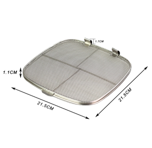 Protector Antisalpicaduras Desmontable de Acero Inoxidable, Accesorio de Repuesto para Parrilla Ninjas Foodi AG300 300C - Product Image 6