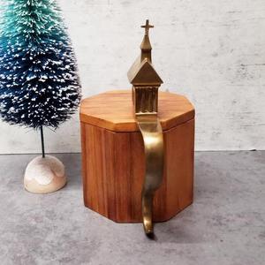 Soporte para Calcetines de Iglesia de Latón Pulido Vintage para Decoración de Sala de Estar, Éxito de Ventas - Product Image 1
