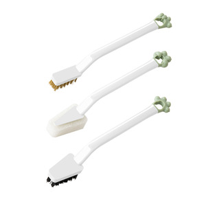 Gas Stove <b>Cleaning</b> <b>Brush</b> Steel Wire Green White Hanging Loop <b>For</b> Kitchen Sink Stovetop - Product Image 5
