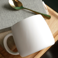 Tasse à café en porcelaine, de 500 ml, gravure Laser, tasse à eau créative, faite sur mesure avec Logo, en céramique