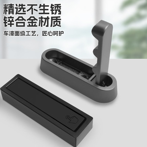 Zinc Alloy Foldable Coat Hook Wall Mounted Minimalist Design For <b>Clothes</b> Hats Shoes Bags Storage Hardware - Product Image 1