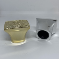 Personnalisable en gros luxe zamac bouchon pour parfum parfum bouchon de bouteille or métal alliage de zinc bouchon de parfum