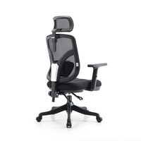 Chaise d'ordinateur en tissu maillé avec fauteuil, pouvant être relevée et abaissée à 360 degrés