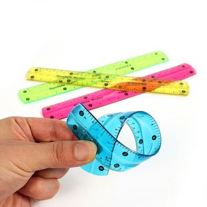 Regla Transparente Flexible de PVC de 20-30 cm, Plegable, para Material Escolar y de Oficina, Venta al Por Mayor - Product Image 5