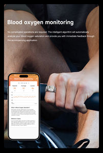 IP68 TWR01 쿼츠 시계 스마트 링 수면 단계 분석 혈압 모니터 칼로리 스트레스 피트니스 트래커 웨어러블 건강 - Product Image 5