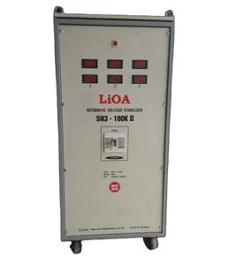 Stabilisateur de tension automatique LiOA SH3 100K II 100 kVA 3 phases Régulateur de puissance AC haute capacité pour lignes de production industrielles - Product Image 2