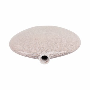 Vaso Decorativo Rotondo Contemporaneo in Ceramica Macchiettata, Vaso Scultoreo per Fiori, Decorazione per Soggiorno e Casa - Product Image 6