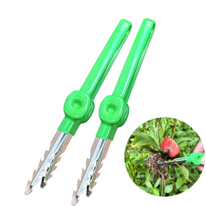 Pince de jardinage en acier inoxydable pour la maison, idéale pour le désherbage, la cueillette de semis et la préparation de graines, pour la plantation de légumes et de fleurs - Product Image 1