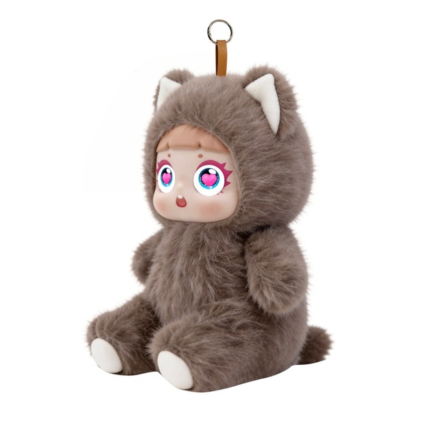 Wireless Loudspeaker Plush Bear Bluetooth Speaker Keychain 2-Inch Display 5W Portable Mini Boombox with JL 5.3 TF Card Radio