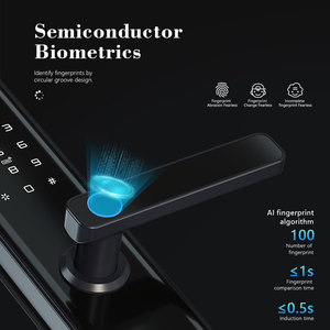 Siêu chất lượng tốt Cateye vân tay & Wifi thông minh khóa cửa với Wifi LCD máy ảnh cho gỗ thép Brass cửa-tuya ứng dụng tương thích - Product Image 4