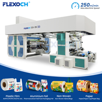Machine d'impression flexographique CI haute vitesse pour l'impression de sacs de courses et de sacs de transport réutilisables non tissés