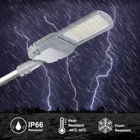 Lampadaire LED étanche d'extérieur 50W 100W 150W 200W pour stades, parkings et cours