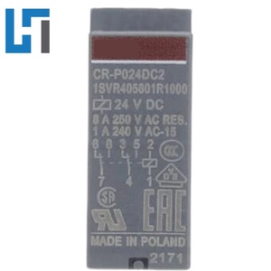 Nouveau module de relais intermédiaire de la série CR d'origine CR-P024DC2, contrôleur de programmation PLC 1SVR405601R1000 en stock - Product Image 1
