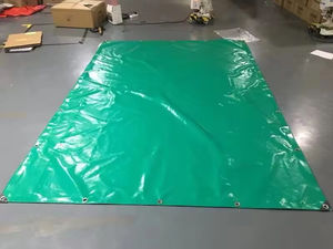 Fabrication professionnelle <span class=keywords><strong>Bache</strong></span> De Securite Piscine 8x4 étanche Blackout lourd PVC enduit piscine couverture protecteur - Product Image 4