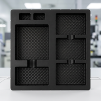 Boîte en plastique personnalisée avec blister et insert en PET pour matériel, plateau transparent, emballage plastique sur mesure