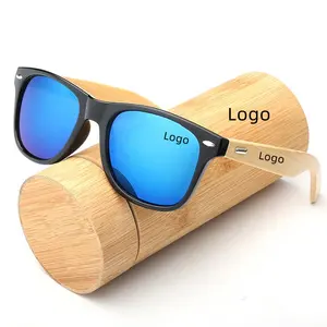 Lunettes de soleil Ce Uv400 faites à la main, carrées, rétro, élégantes, colorées, personnalisées, pour hommes, en bois de bambou, 2023