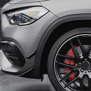 ชุดแต่งกันชนหน้า Mercedes-Benz GLA-Class พร้อมครีบข้างกันลม สีดำ Piano Black วัสดุ ABS สำหรับปี 2020+ - Product Image 4