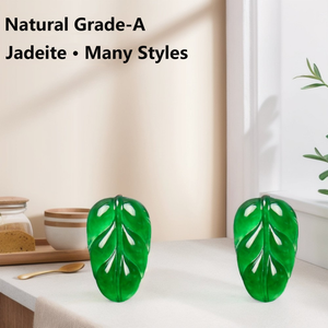 Armband aus Jadeit (Feicui) der Güteklasse A mit verstreuten Perlen, eisiger Jade der Güteklasse, „Friedensblatt“-Anhänger und „Frieden“-Verschluss. - Product Image 1