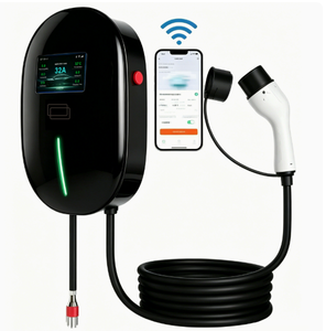 Nuevo Cargador de Pared para Garaje, 7KW 11KW 22KW, Desbloqueo con Tarjeta RFID, Control por Aplicación, Luz LED de Estado, Cable de TPU Grueso, Carga AC - Product Image 1