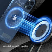 Support magnétique pour téléphone en alliage d'aluminium, flexible, pour diffusion en direct, base à vis 1/4'', compatible avec tous les smartphones, vente chaude