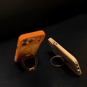 เคสโทรศัพท์แม่เหล็กแบบด้านโปร่งแสงสำหรับ iPhone 17 12 13 Pro Max 14 15 16 Plus พร้อมขาตั้งวงแหวนโลหะ ป้องกันรอบด้าน ขายส่ง - Product Image 4
