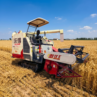 Moissonneuse-batteuse chenillée d'occasion World Crawler, toutes fonctions, pour riz et blé