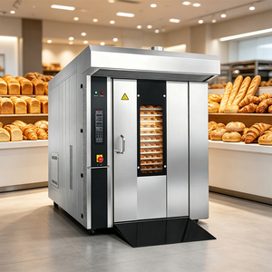 Vente Flash 	 <span class=keywords><strong>Four</strong></span> à pain rotatif commercial électrique/diesel à haute efficacité thermique et faible bruit pour boulangerie - Product Image 1