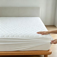 Protège-matelas Ultrasonique Imperméable Respirant Silencieux Anti-acariens Housse Ajustée pour Hôtel et Maison - Offre Spéciale