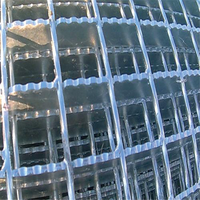 Rejilla de Acero Plana para Piso, Material de Construcción Metálico para Exteriores, Anticorrosión, Q235 ASTM A36, Tamaño Personalizado, para Puentes