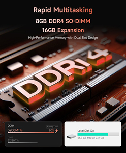 2025 14 pulgadas IPS Panel portátil para estudiantes 8/16GB RAM 256/512GB SSD Windows 11 Pro Notebook inglés Pc Gaming Computer - Product Image 6
