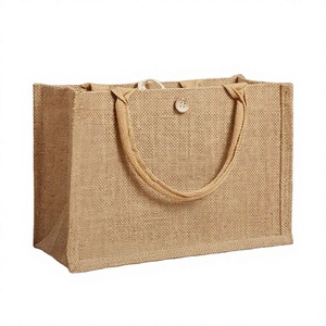Bolsa de Yute Natural con Asas de Cuerda y Logotipo Personalizado, Ecológica, Regalo Empresarial, Artículo Promocional - Product Image 3