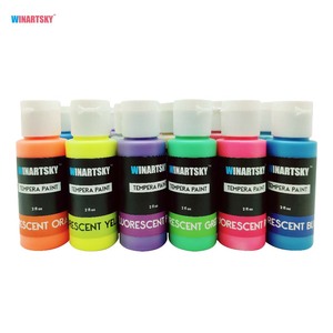 Pintura <span class=keywords><strong>Tempera</strong></span> Lavable para Niños, 30 Colores (2 oz Cada Uno), Pintura Líquida para Póster con 3 Pinceles - Product Image 4