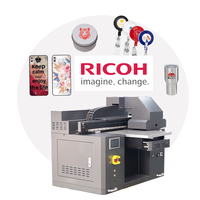 Gratis FC-UV4060G tetesan tinggi A2 + ukuran Printer Flatbed UV kecepatan tinggi dengan Ricoh Gen5i atau I1600 atau I3200 kepala dengan pernis