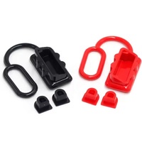 Kit de protection pour connecteur électrique ABS souple 175A 600V, avec cache-poussière et capuchon de protection pour chariot élévateur électrique automobile