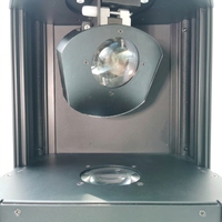 Projecteur LED RICO 150W avec contrôle DMX512, 8000K, angle de faisceau 10°, mouvement PAN 180°, garantie 2 ans pour projection scénique