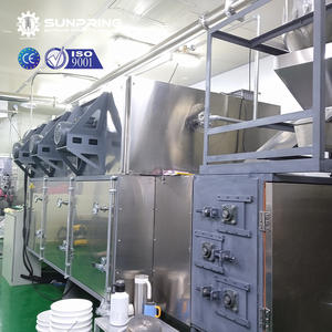 Máquina trituradora de proteína de soja SunPring para salchichas Proteína vegetal de alta humedad Carne Ewxtruder Tvp-textured-vegetable-Protein - Product Image 5