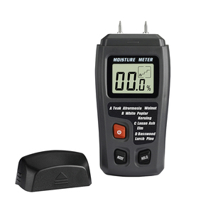 Xách Tay Kỹ Thuật số 2 Pin gỗ mùn cưa <span class=keywords><strong>Moisture</strong></span> <span class=keywords><strong>Meter</strong></span> LCD hiển thị độ ẩm thiết bị đo lường cho gỗ gỗ - Product Image 2